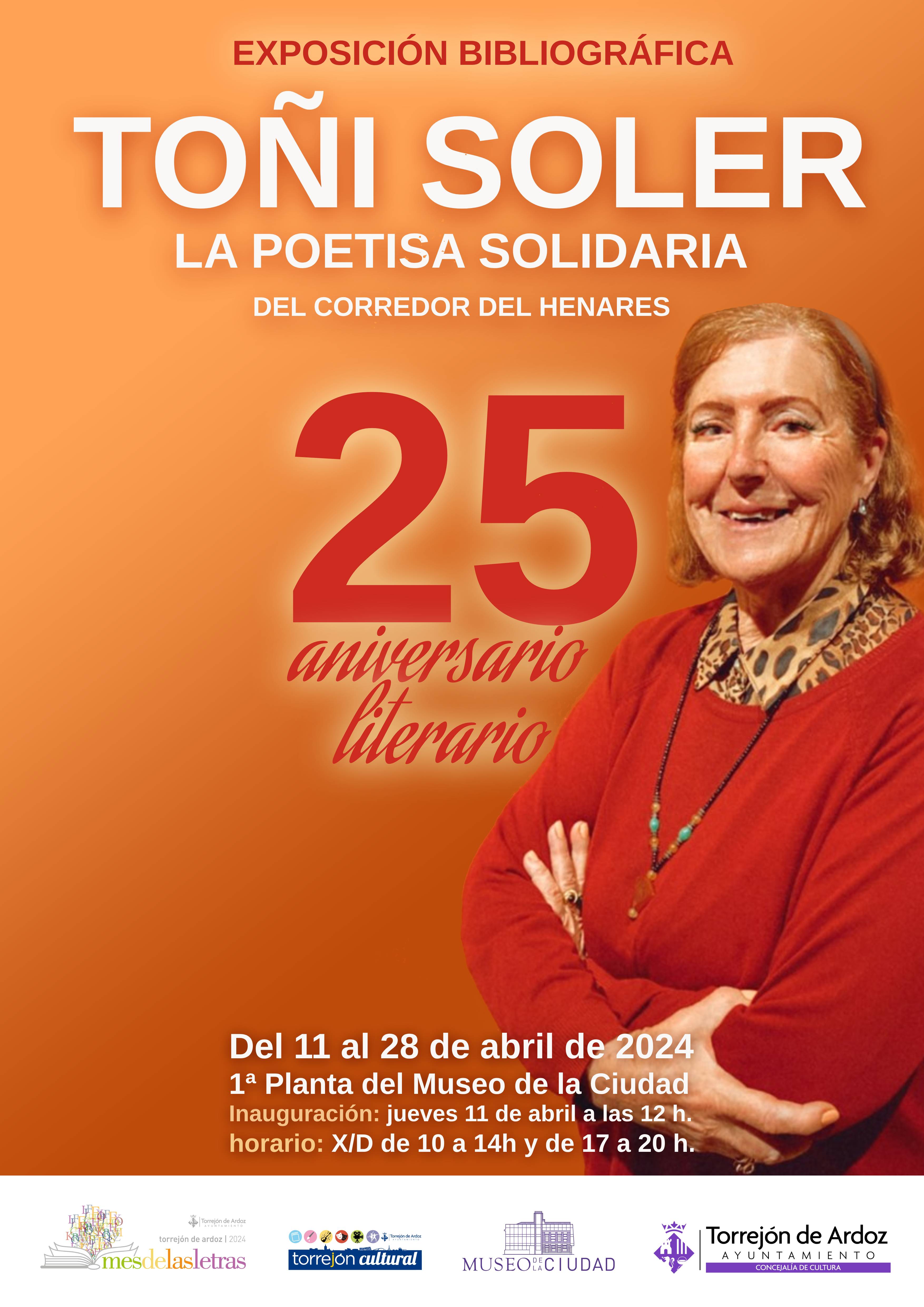 Exposición bibliográfica Toñi Soler: La poetisa solidaria