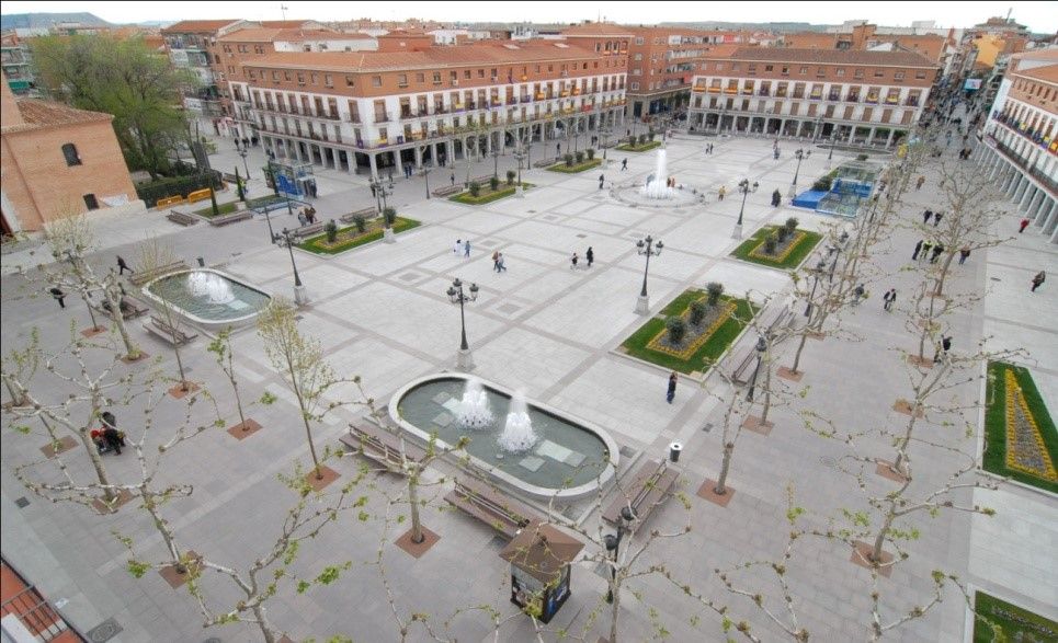 Plaza del ayuntamiento de Torrejón