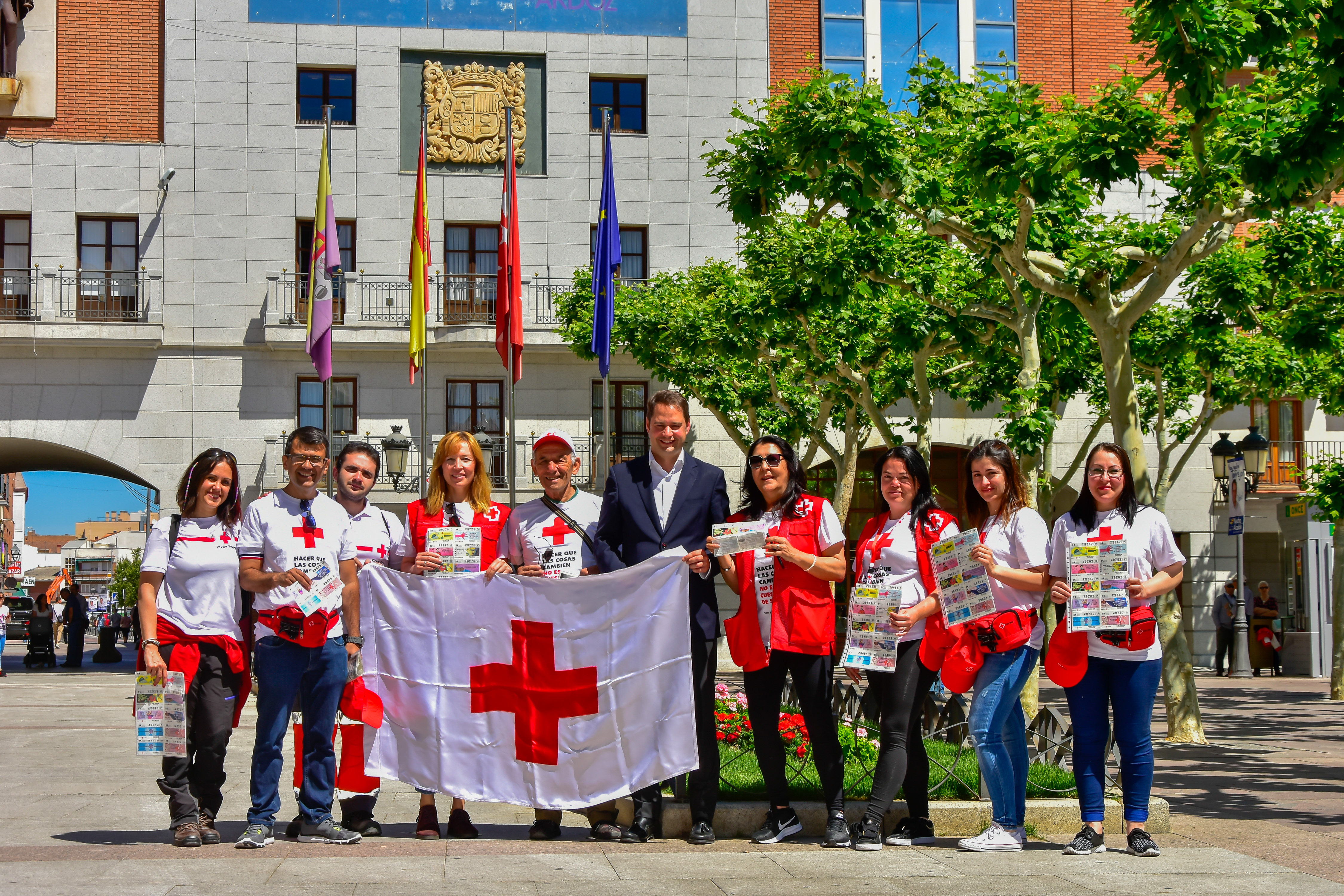 Torrejón de Ardoz se suma a la campaña del Sorteo de Oro de Cruz Roja Española