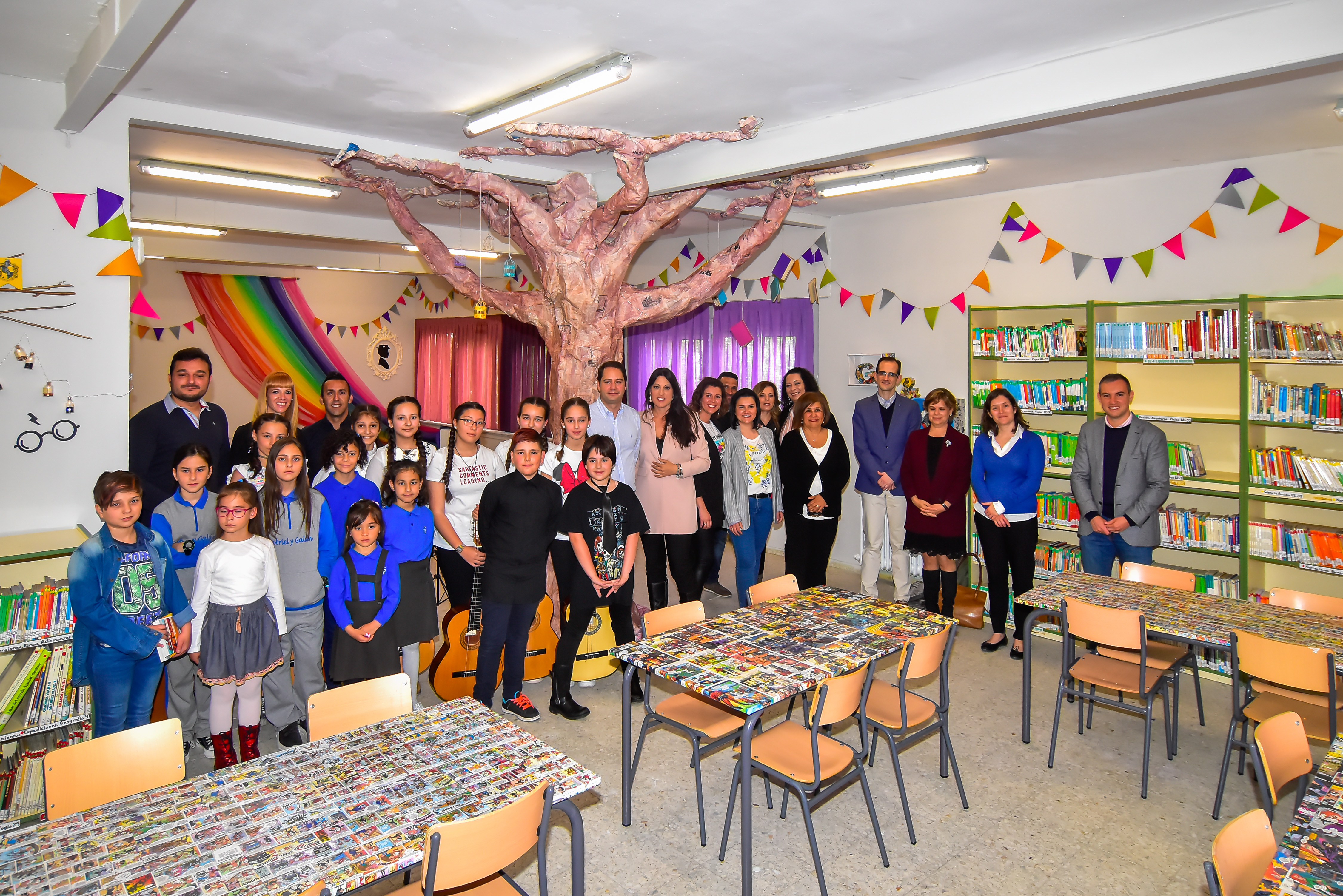 El colegio Gabriel y Galán de Torrejón de Ardoz estrena una nueva biblioteca