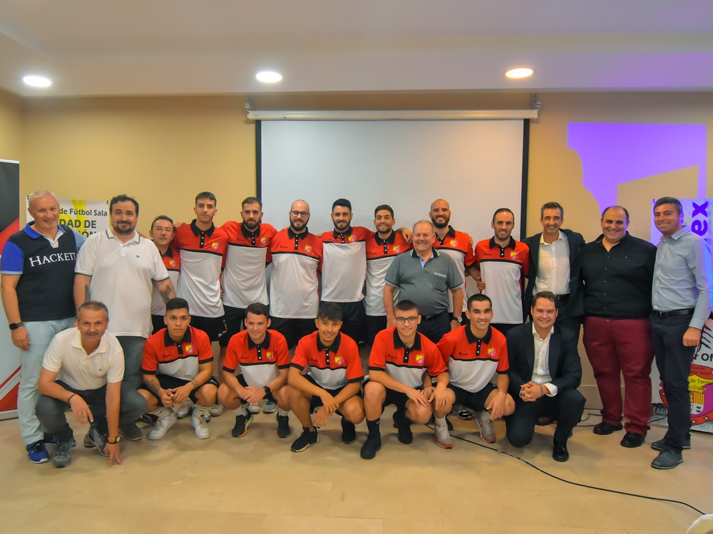 Equipo senior de la Escuela de Fútbol Sala Ciudad de Torrejón