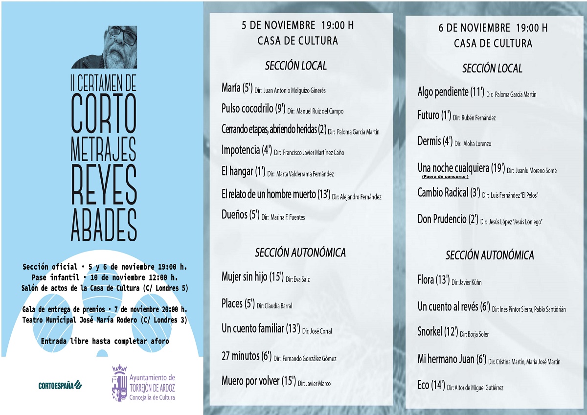 II Certamen de Cortometrajes - Pase infantil