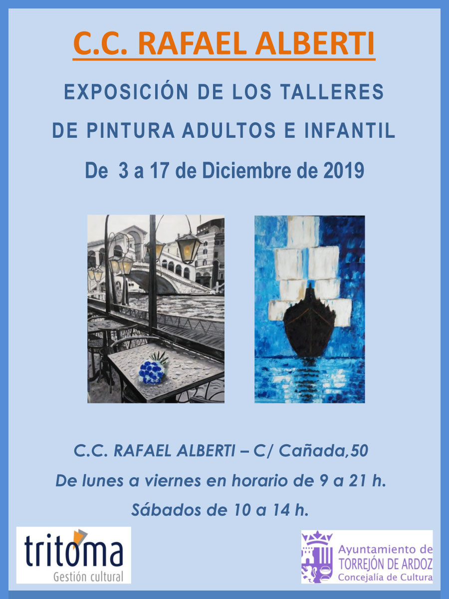 Exposición Talleres de Pintura adultos e infantil