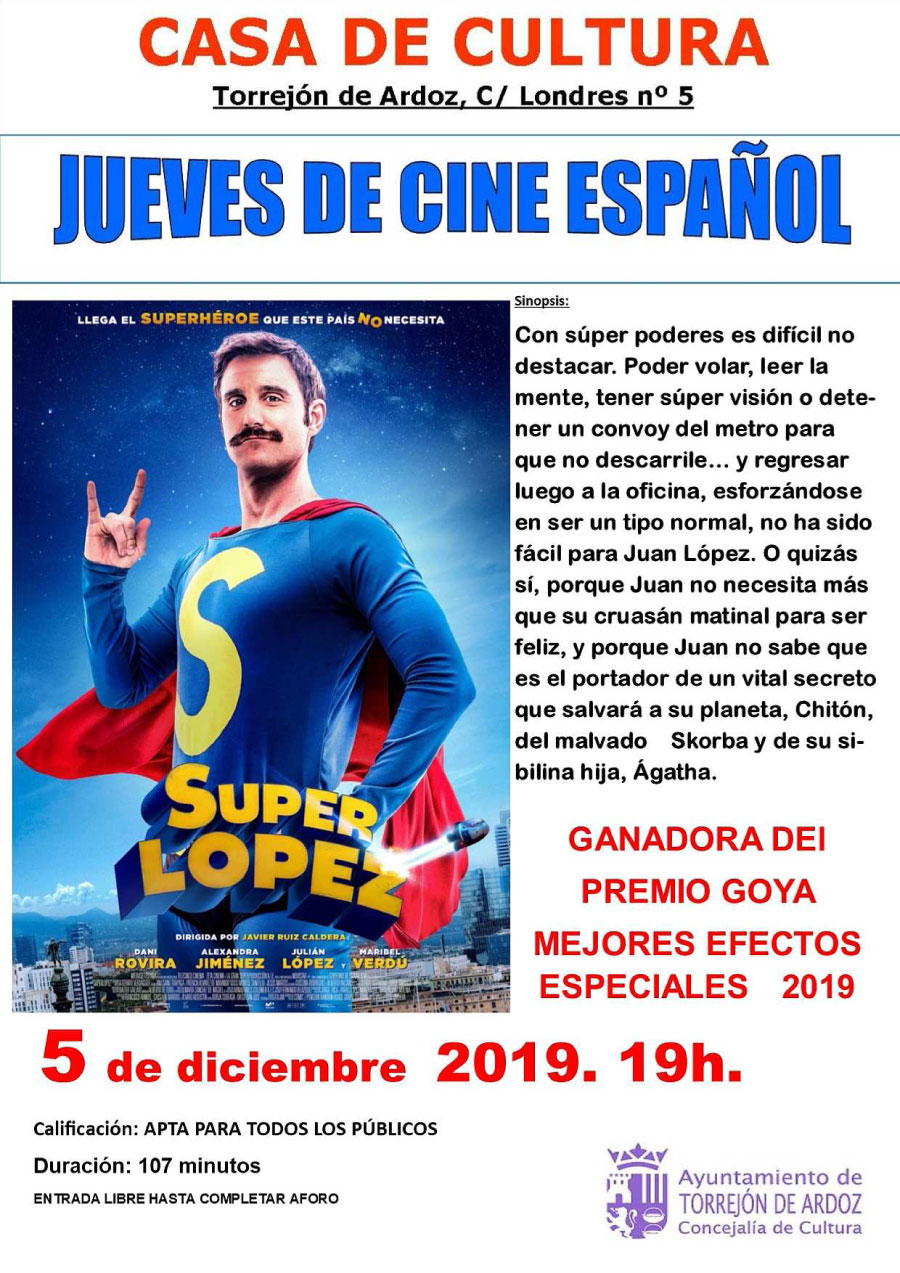 Jueves de Cine 5 diciembre