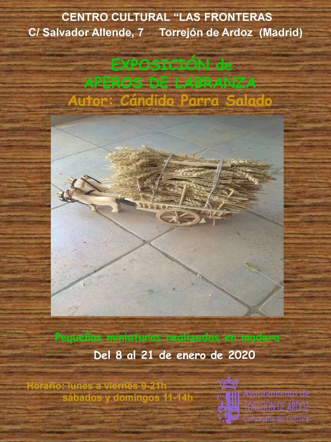 Exposición miniaturas de madera