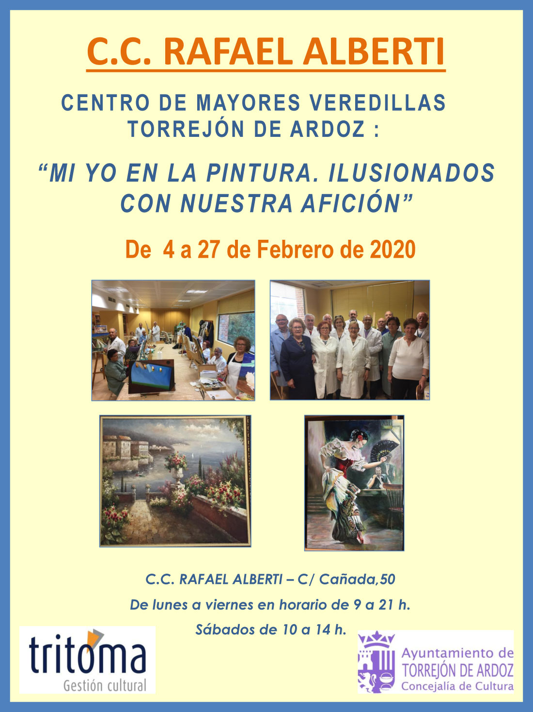 Exposición de pintura de mayores