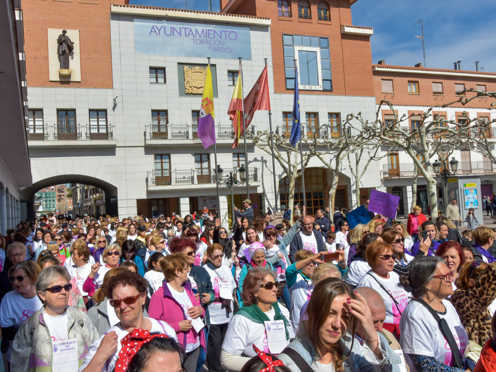 Este domingo tuvo lugar la ‘Marcha por la Igualdad’ de la Semana de la Mujer de Torrejón de Ardoz
