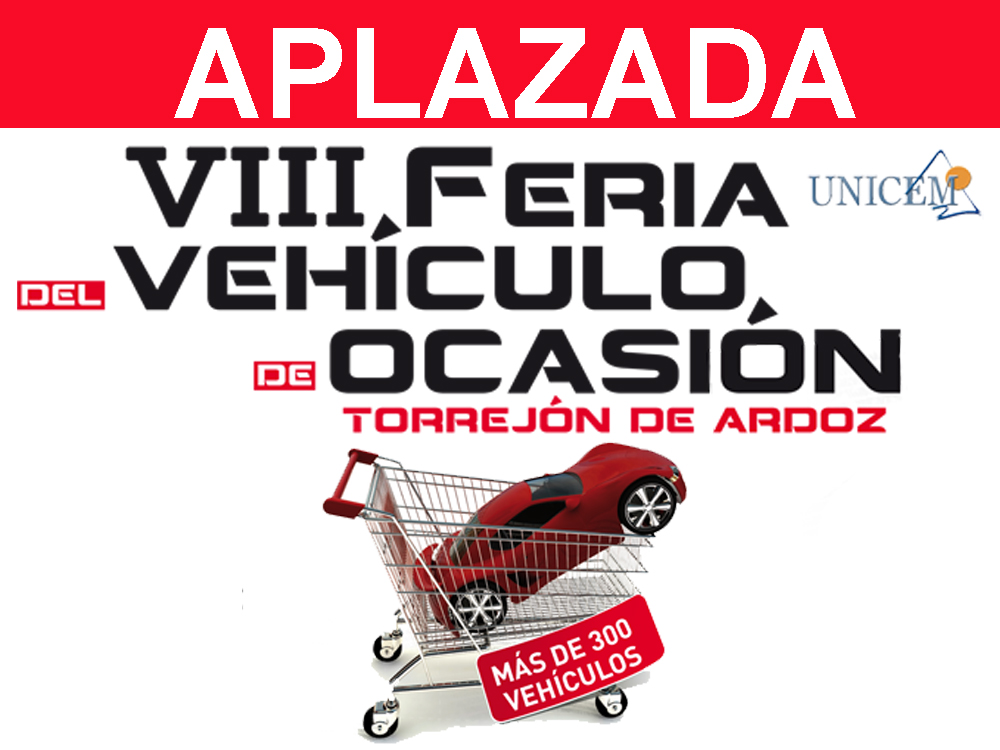 Se pospone la VIII Feria del Vehículo de Ocasión de Torrejón de Ardoz como medida adicional de protección a las ordenadas por las autoridades sanitarias