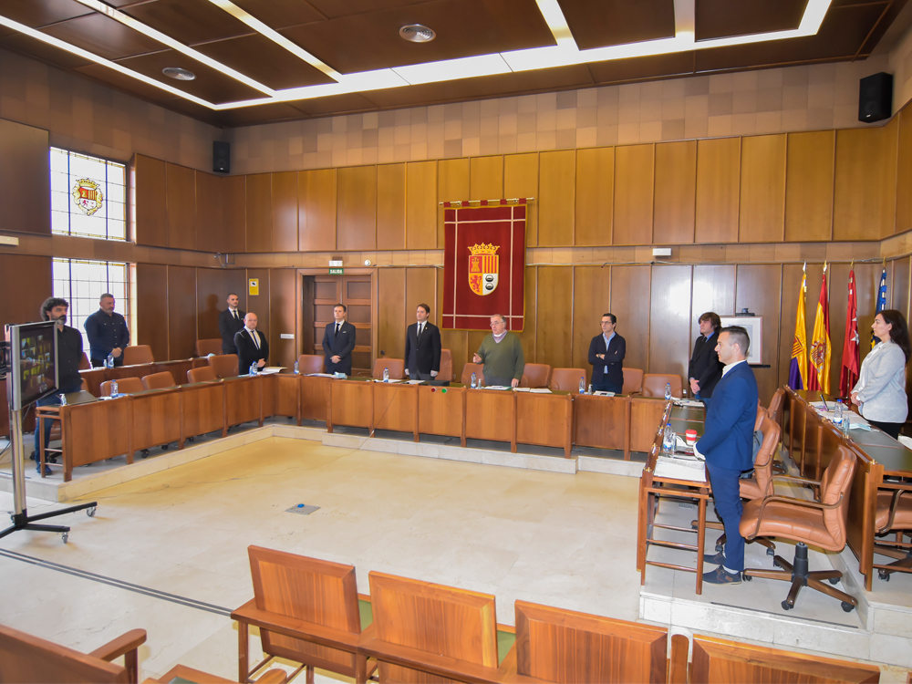 Imagen del Pleno extraordinario de Torrejón de Ardoz celebrado el 24 de abril