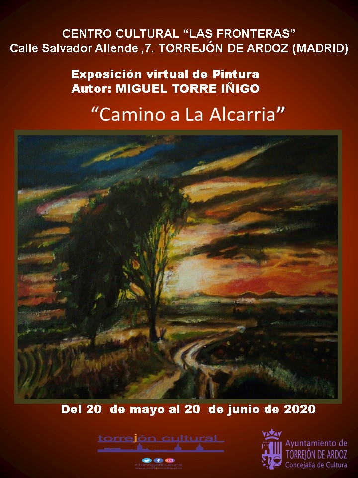 Cartel Exposición Camino a la Alcarria
