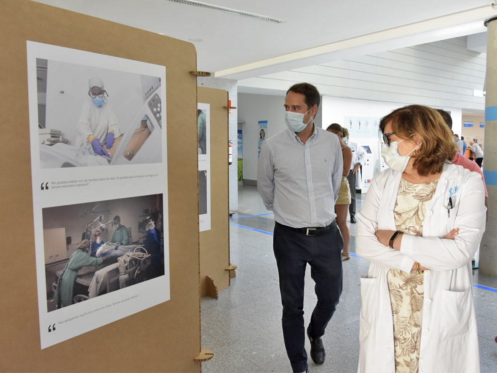 El Hospital Universitario de Torrejón de Ardoz organiza la exposición fotográfica “Juntos somos invencibles” para homenajear a sanitarios y pacientes que lucharon contra el coronavirus