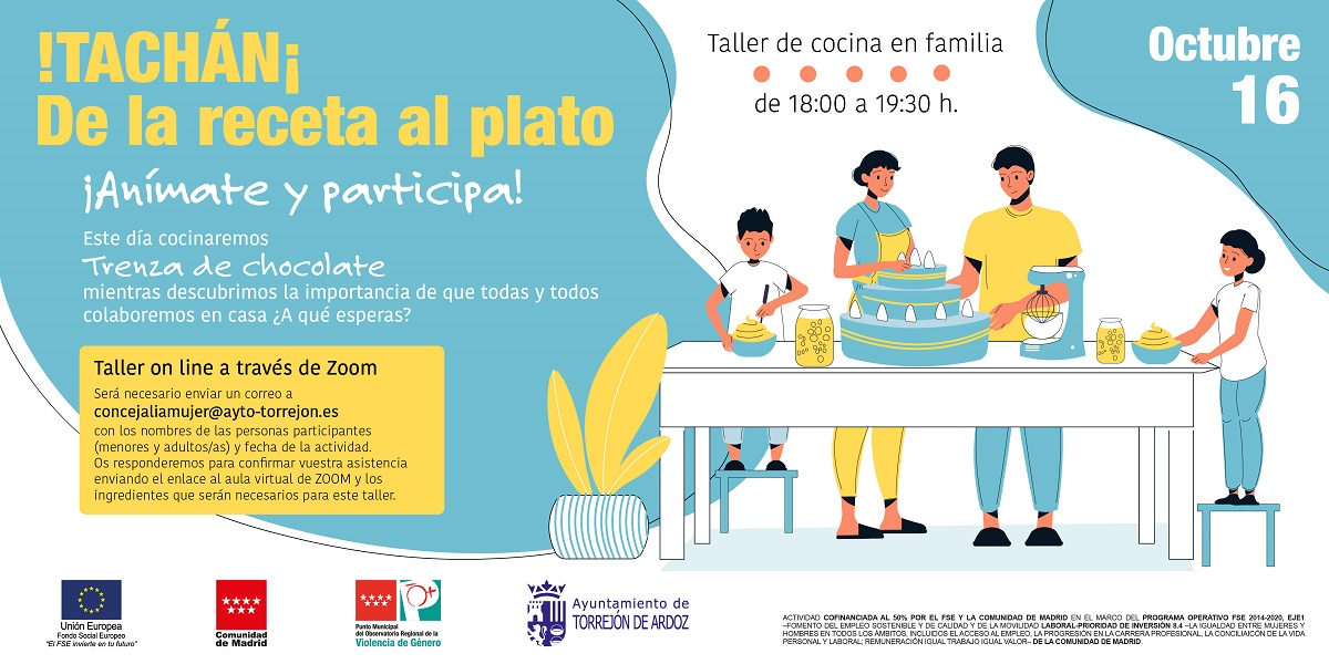 Taller de cocina en familia