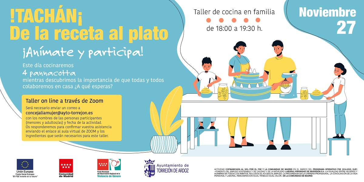 Taller de cocina en familia