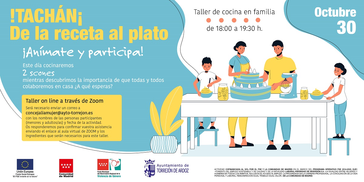 Taller de cocina en familia