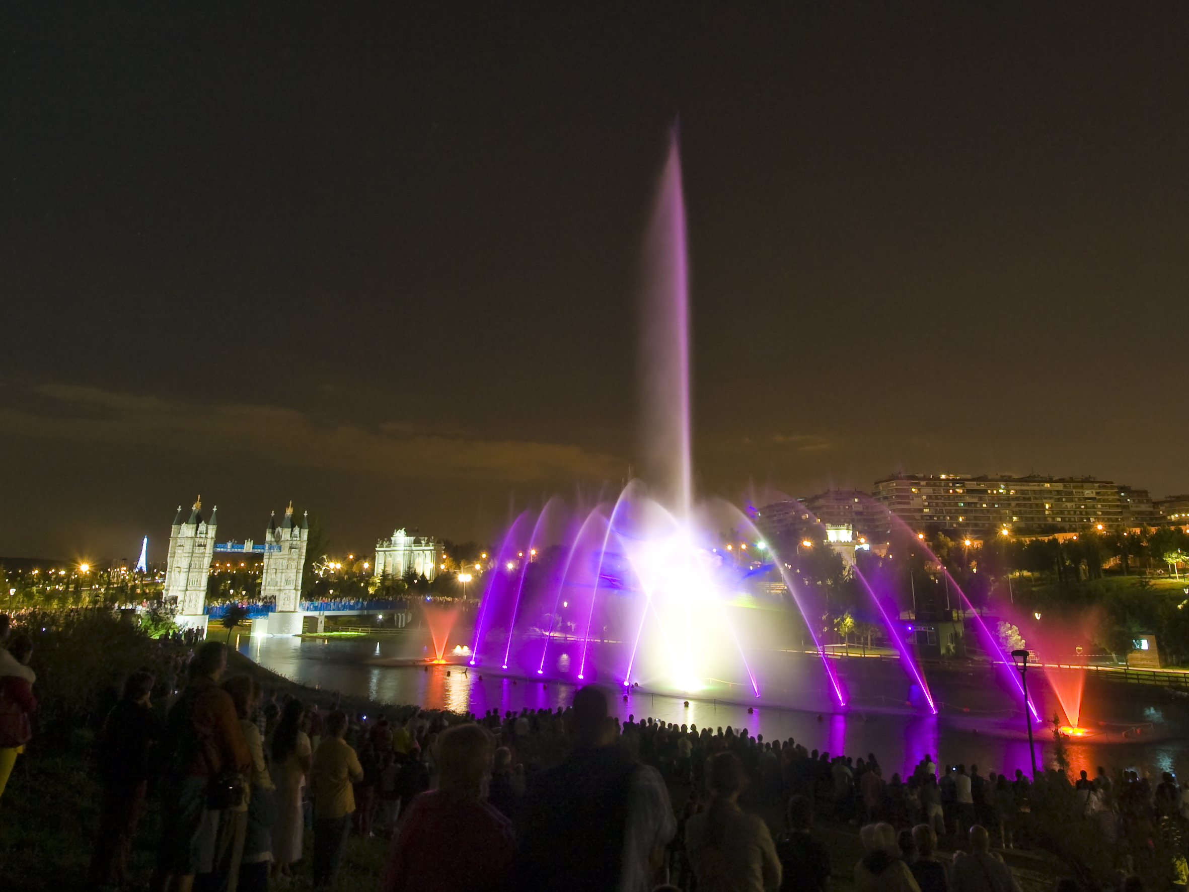 Espectáculo Fuente del Parque Europa