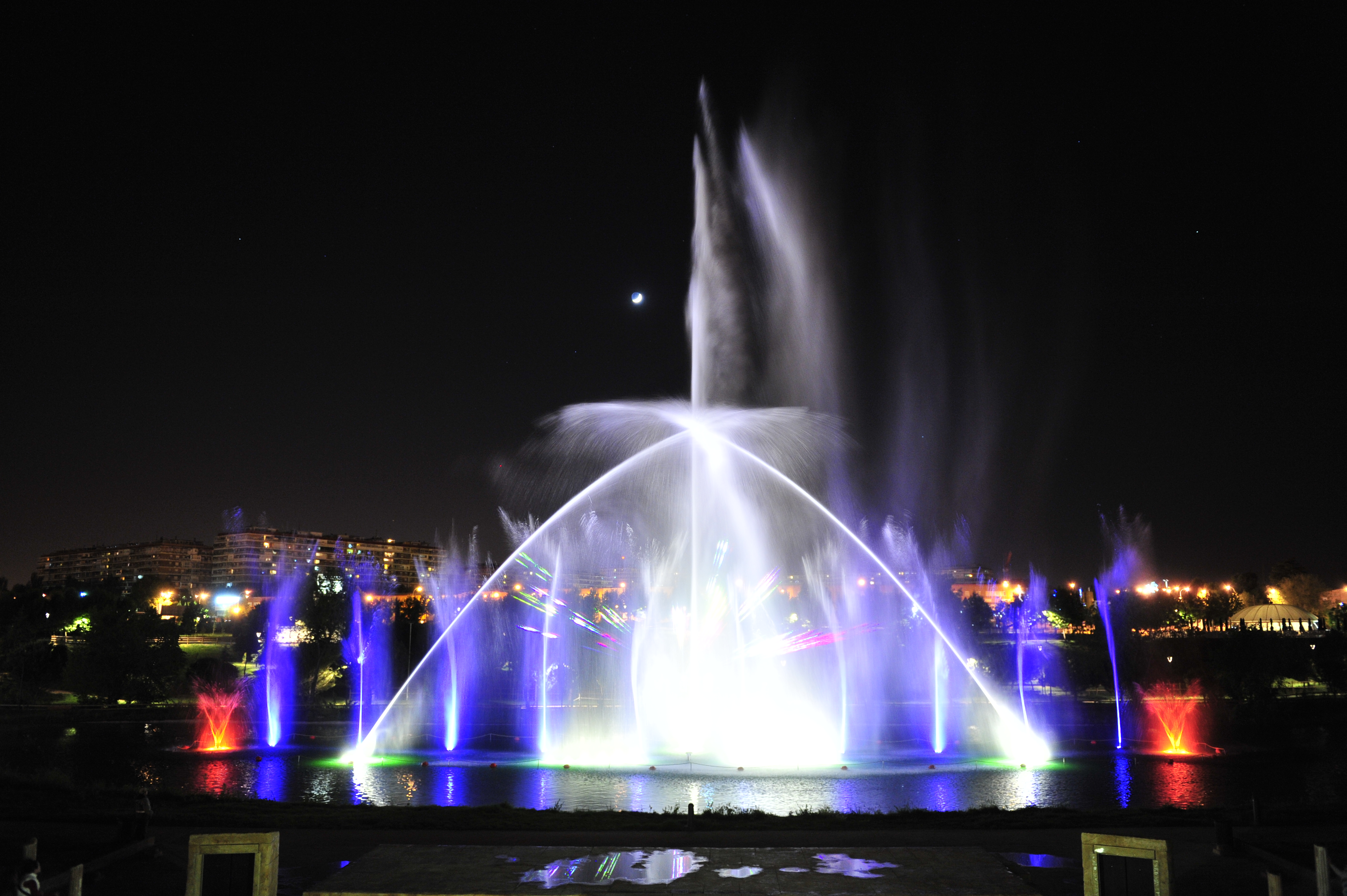 Espectáculo Fuente del Parque Europa