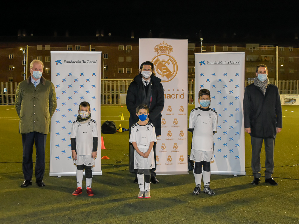 Visita a la escuela sociodeportiva de la Fundación Real Madrid