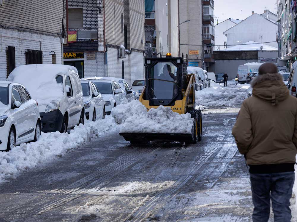 Continúa el importante despliegue que lleva a cabo el Ayuntamiento de Torrejón de Ardoz para ir recuperando la normalidad tras la gran nevada