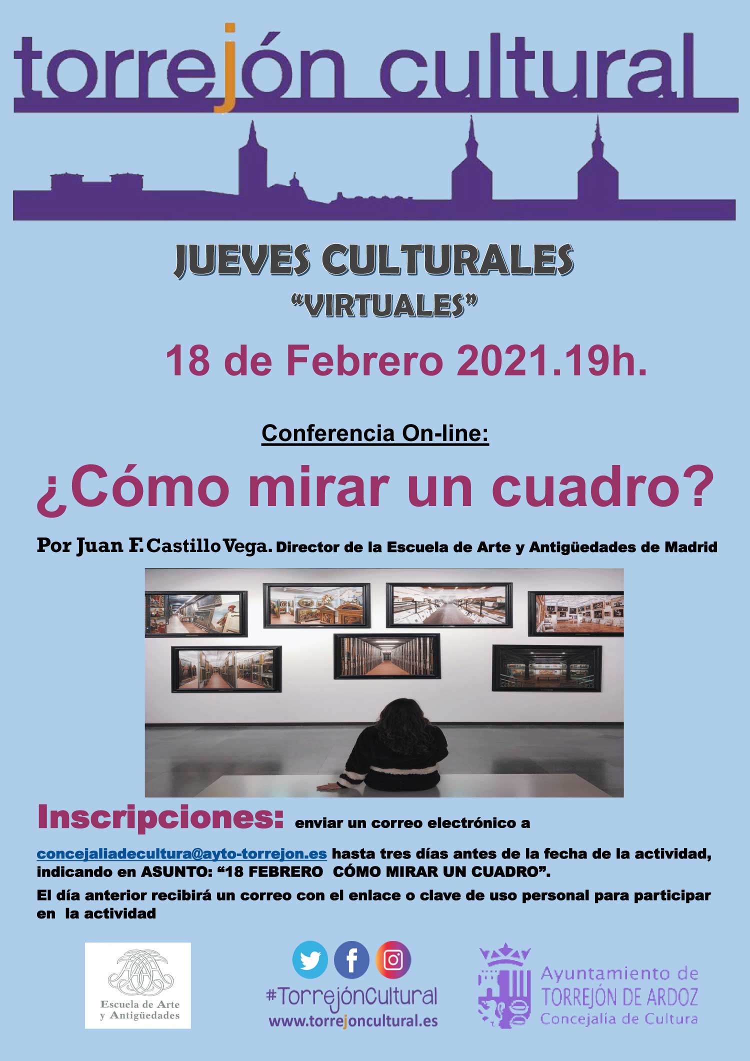 JUEVES CULTURALES VIRTUALES: ¿Cómo mirar un cuadro?