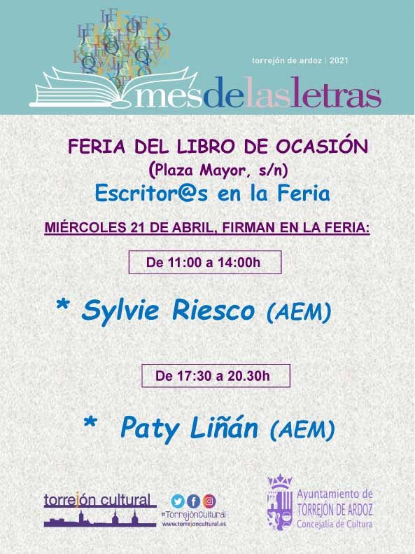Firma de libros en la Feria del Libro