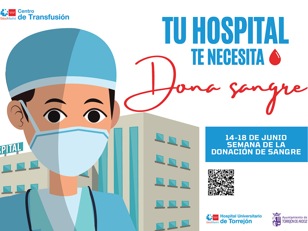Semana de la donación de sangre “Tu hospital te necesita. Dona sangre”
