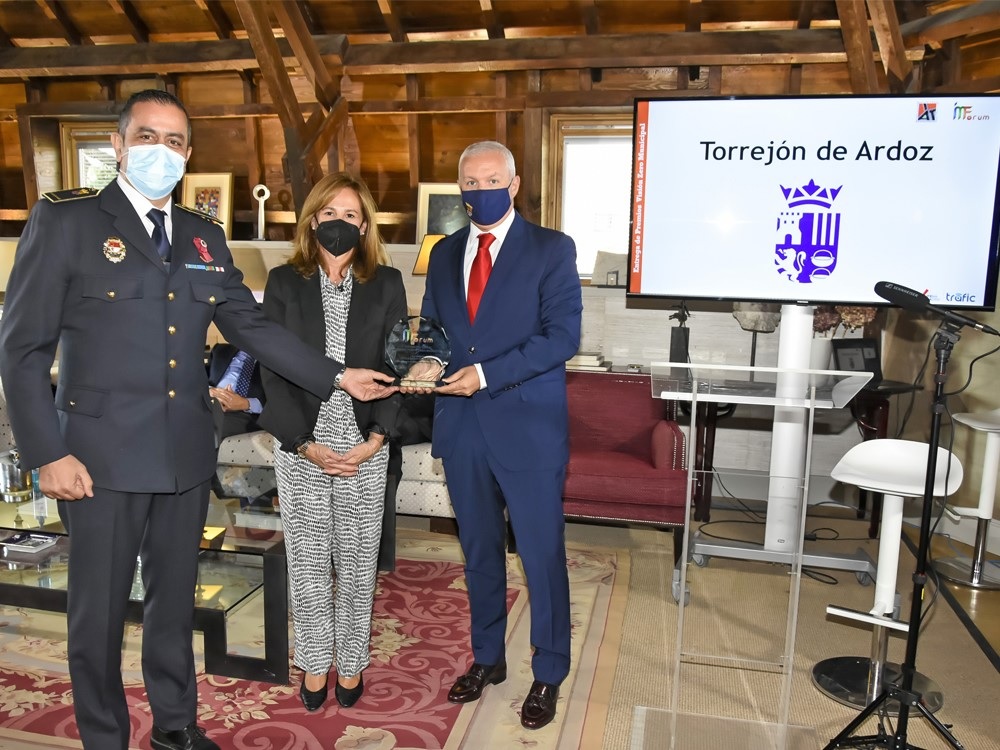 Torrejón de Ardoz, galardonada con el “Premio Visión Zero Municipal” durante 11 años por tener cero víctimas mortales en accidentes de tráfico