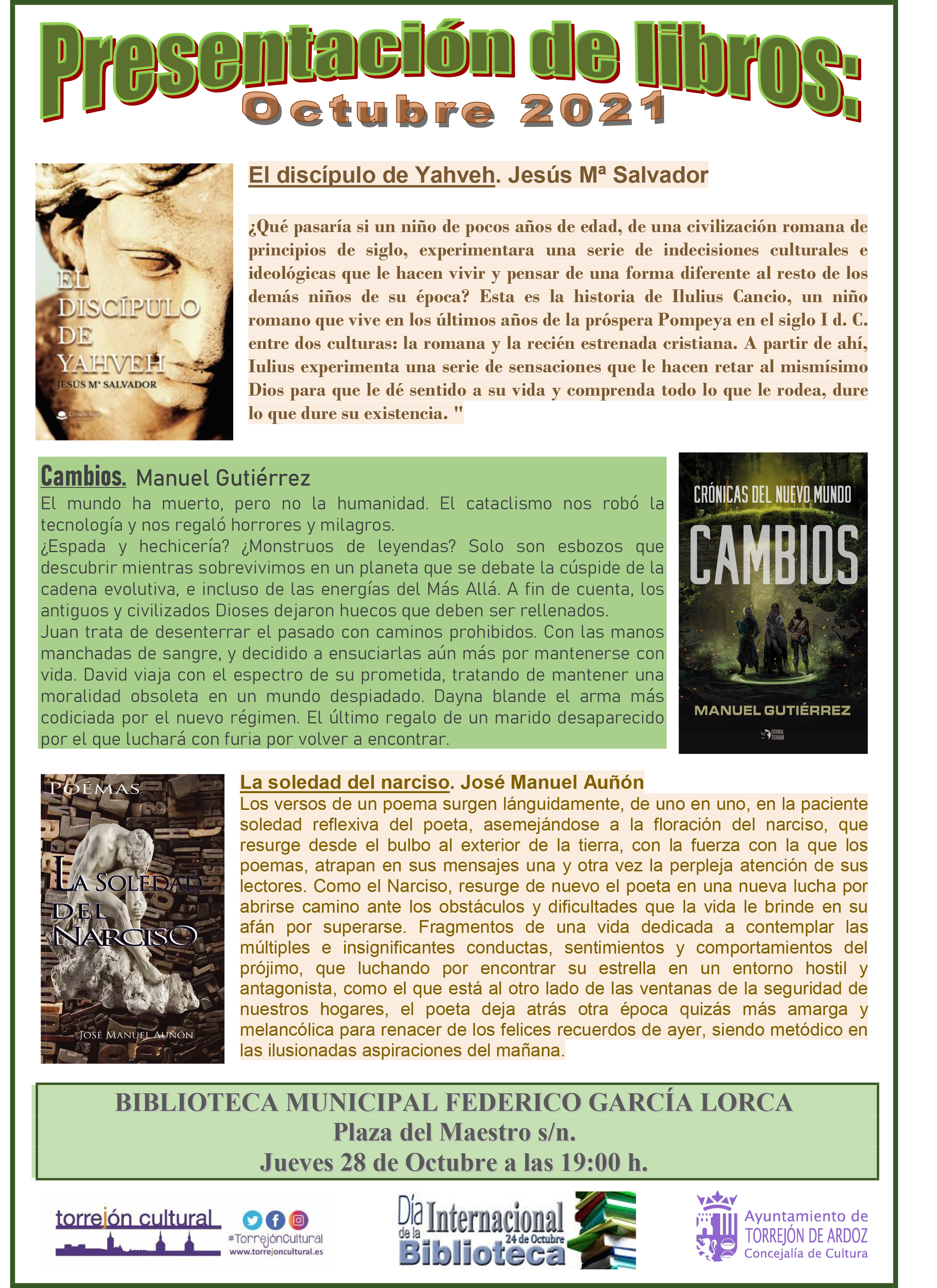 Presentaciones de libros 