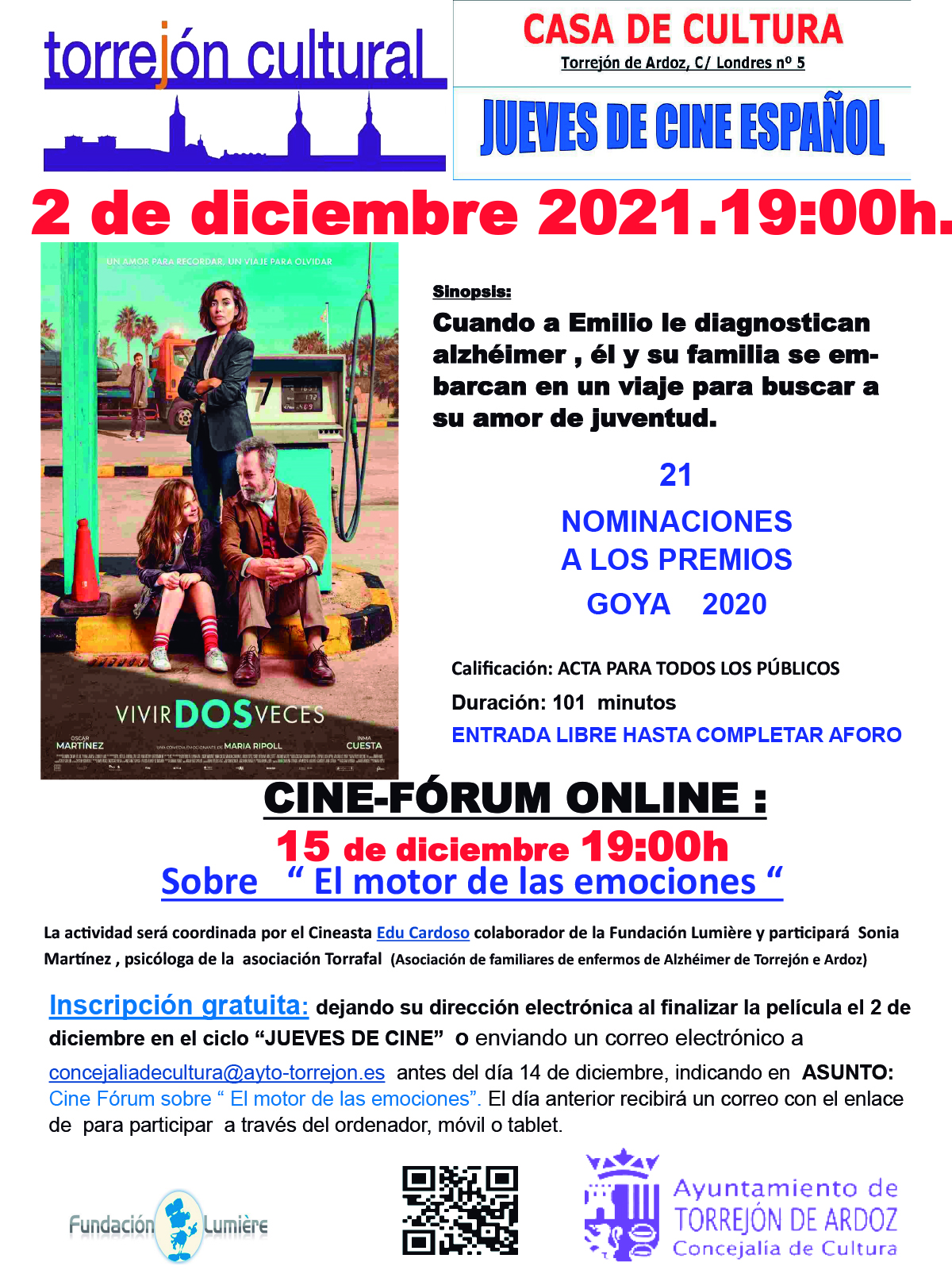Jueves de cine español