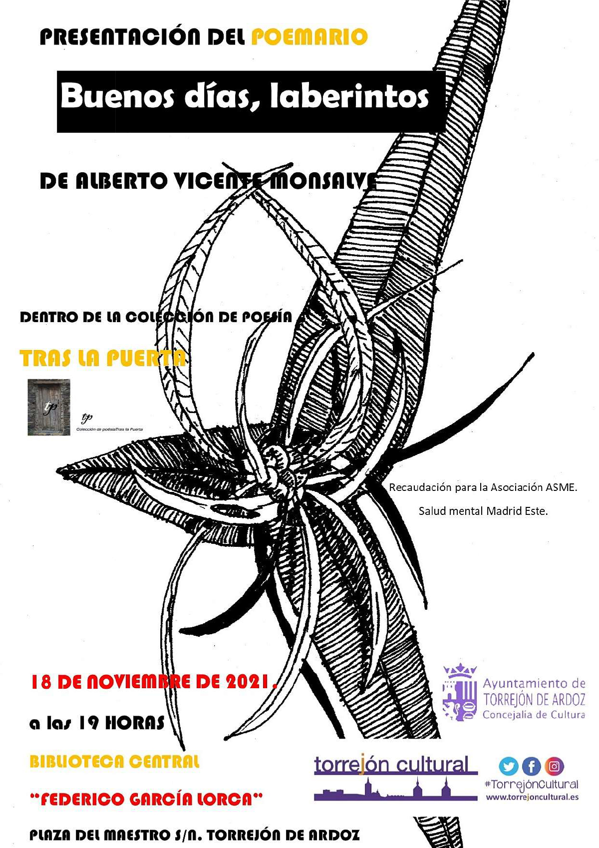 Presentación del poemario "Buenos días, laberintos"