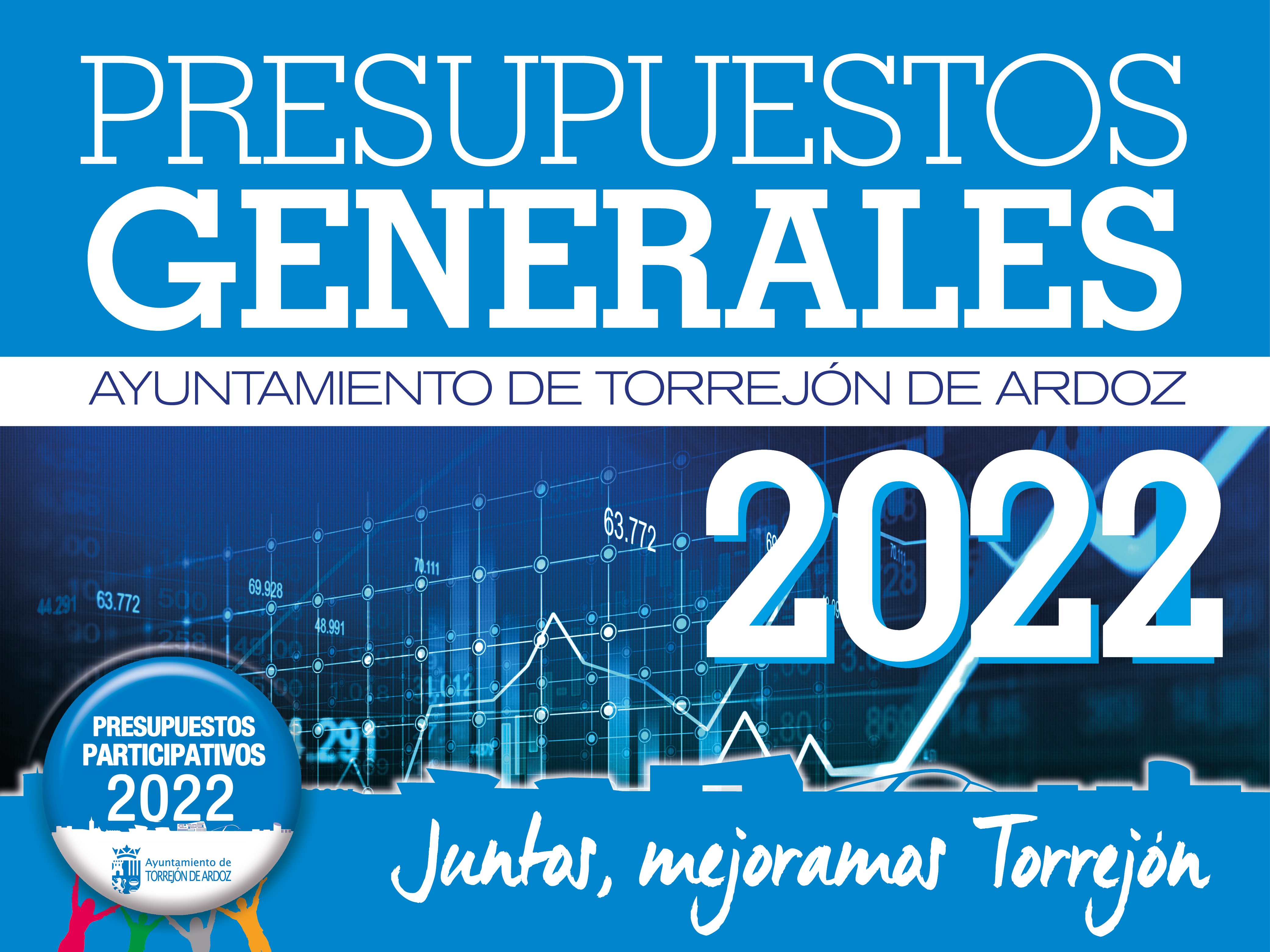Aprobados inicialmente los Presupuestos del Ayuntamiento de Torrejón de Ardoz para 2022 ascienden a 120.619.580 de euros para consolidar el proceso de mejora y transformación de la ciudad