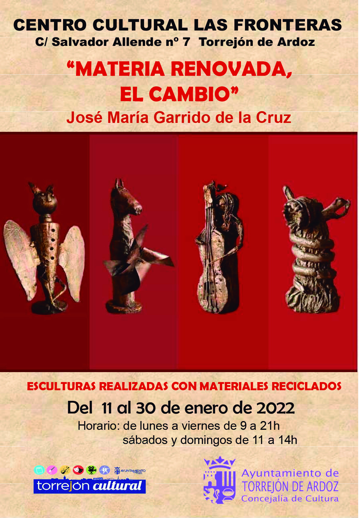 Exposición "Materia renovada, el cambio"