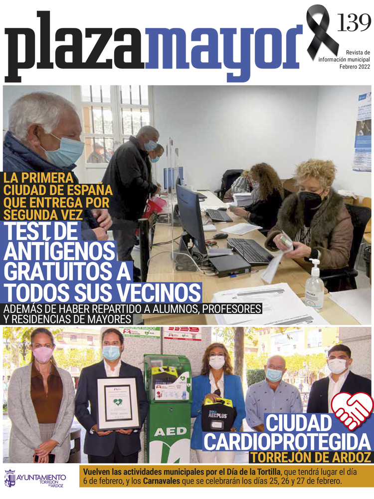 Portada Revista Plaza Mayor febrero 2022