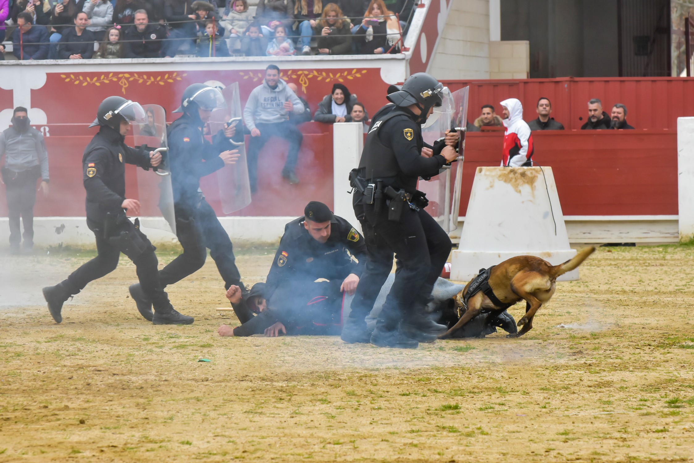 la Exhibición de la Unidad Canina de la Policía Local