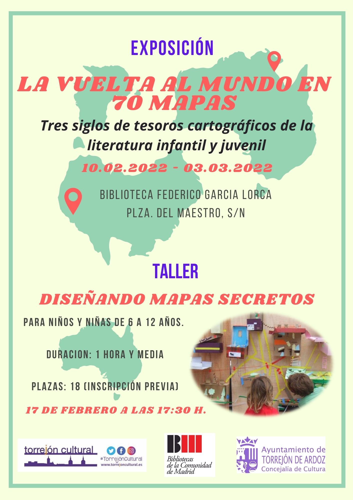 Exposición "La vuelta al mundo en 70 mapas"