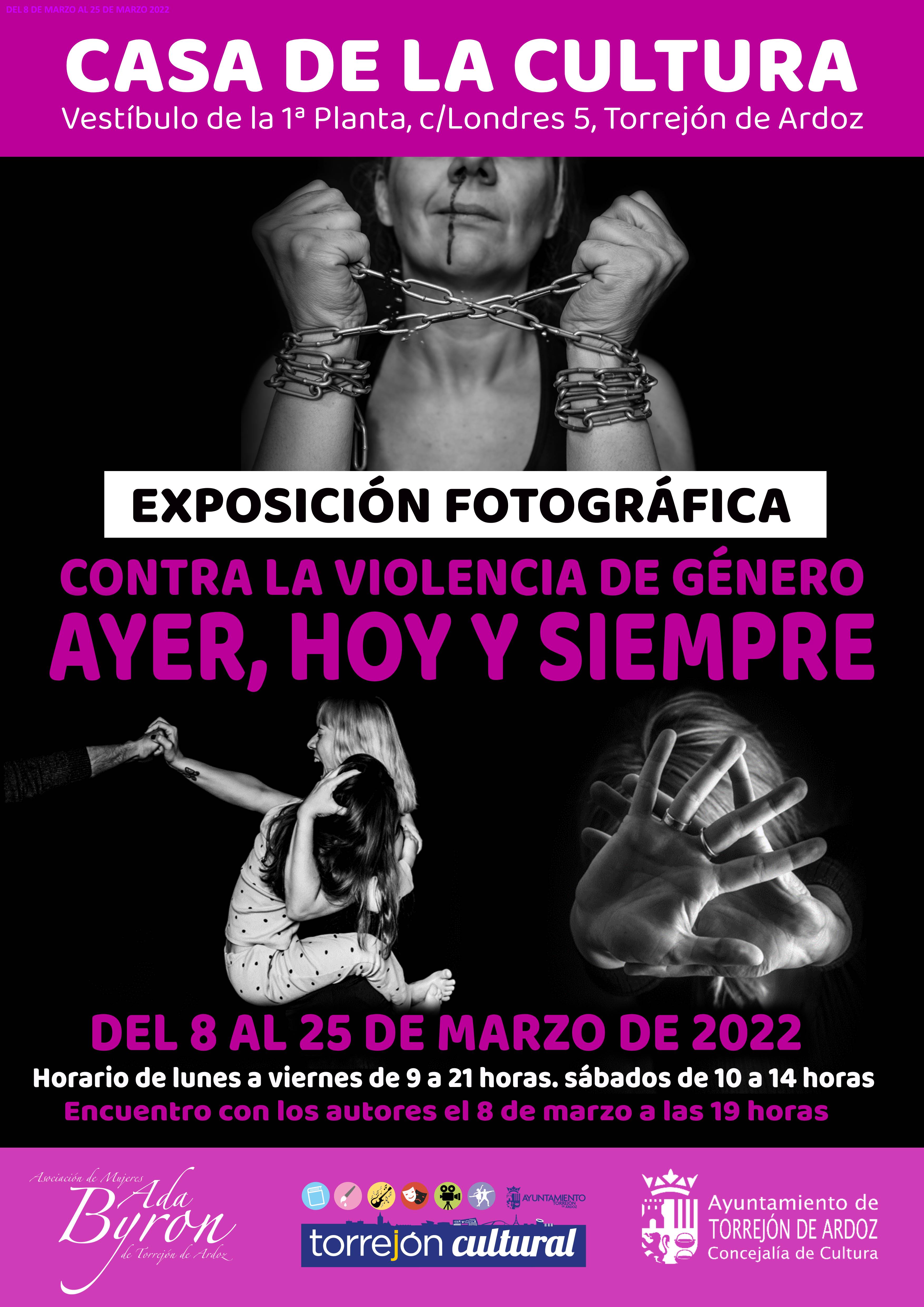 Exposición fotográfica: "Contra la violencia de género, ayer, hoy y siempre