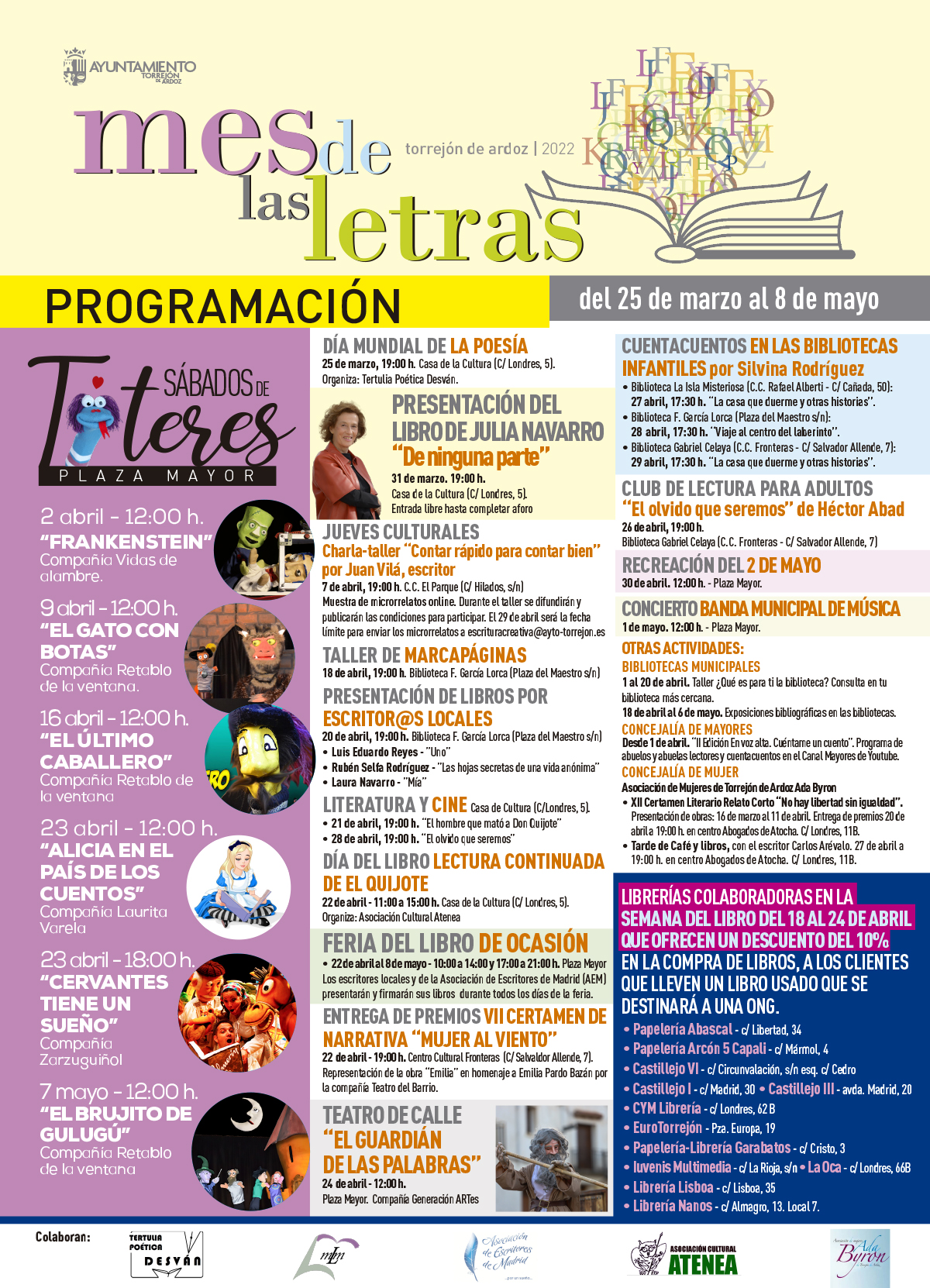 Mes de las Letras 2022