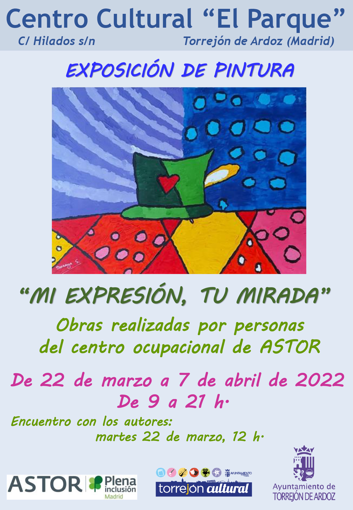 Exposición de pintura de Astor: Mi expresión, tu mirada