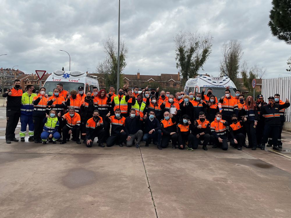 El Ayuntamiento de Torrejón de Ardoz realiza un acto de reconocimiento a los 55 voluntarios de Protección Civil por su gran labor en la ciudad
