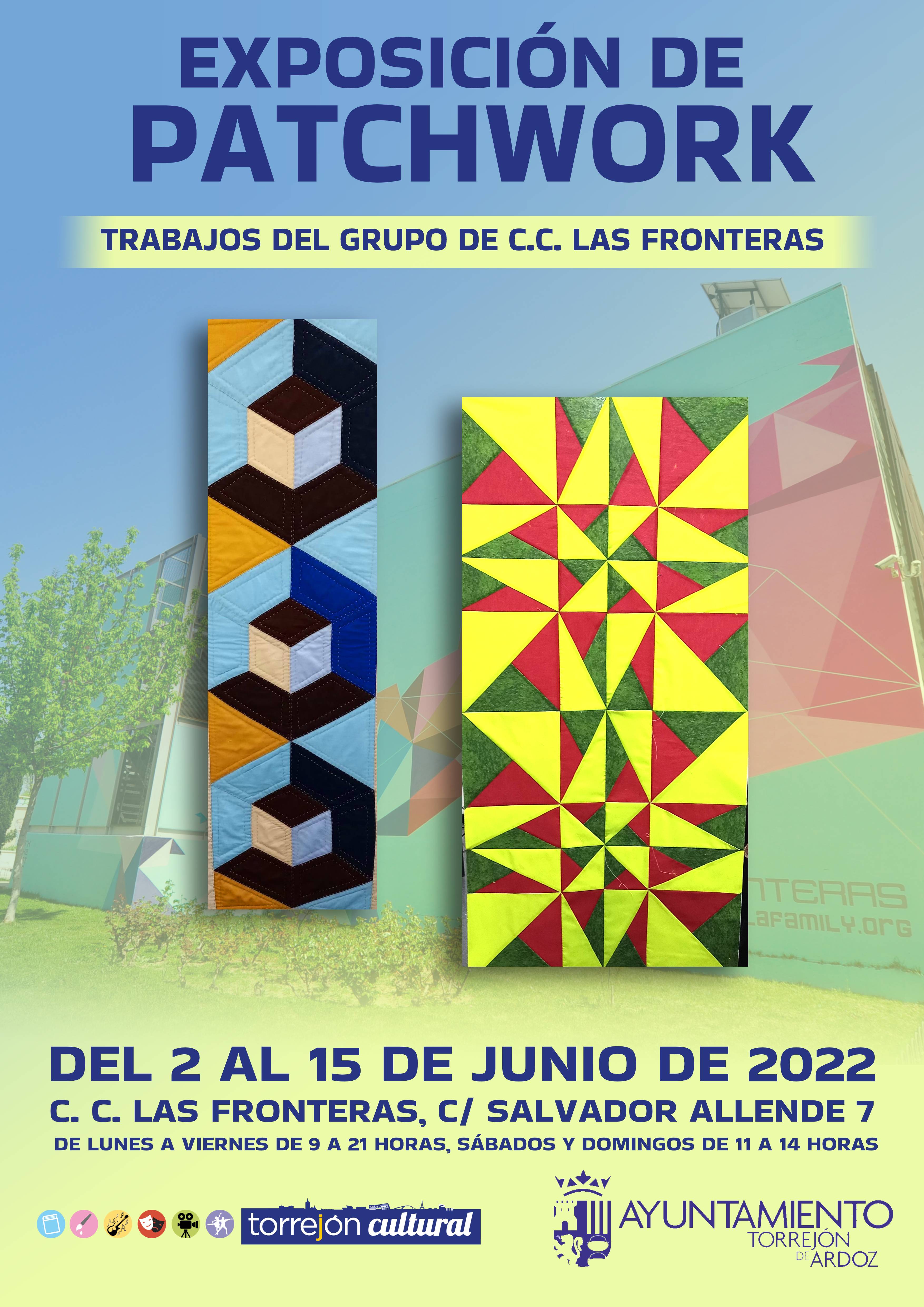 Exposición trabajos alumnos taller de Patchwork