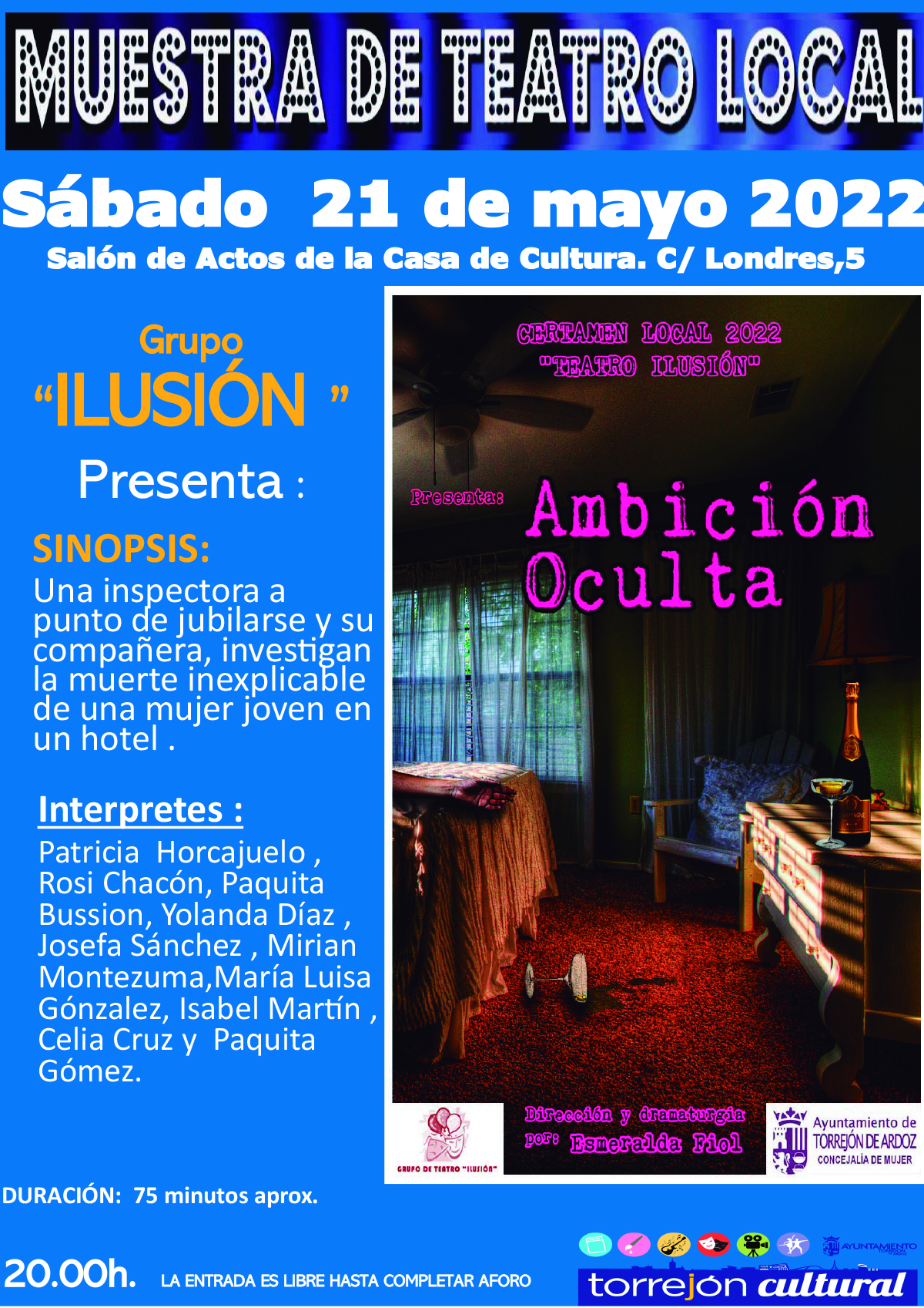 Muestra de Teatro Local: Ambición oculta