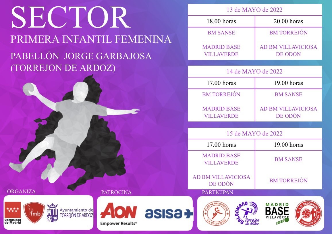 BALONMANO - FASE FINAL SECTOR PRIMERA INFANTIL FEMENINA