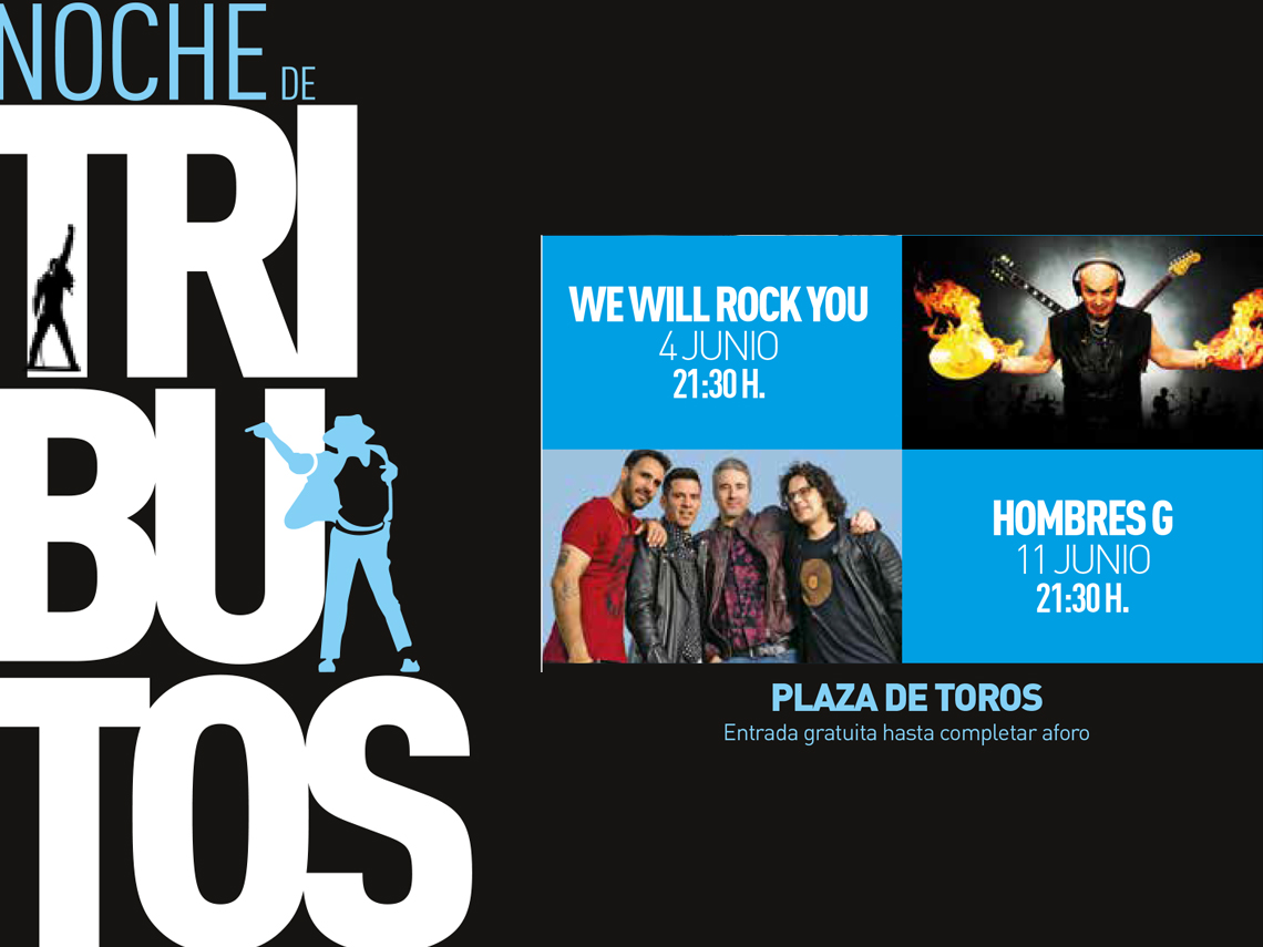 Nuevo gran tributo mañana sábado, 4 de junio, a las grandes bandas de rock con “We Will Rock You”, en la Plaza de Toros de Torrejón de Ardoz