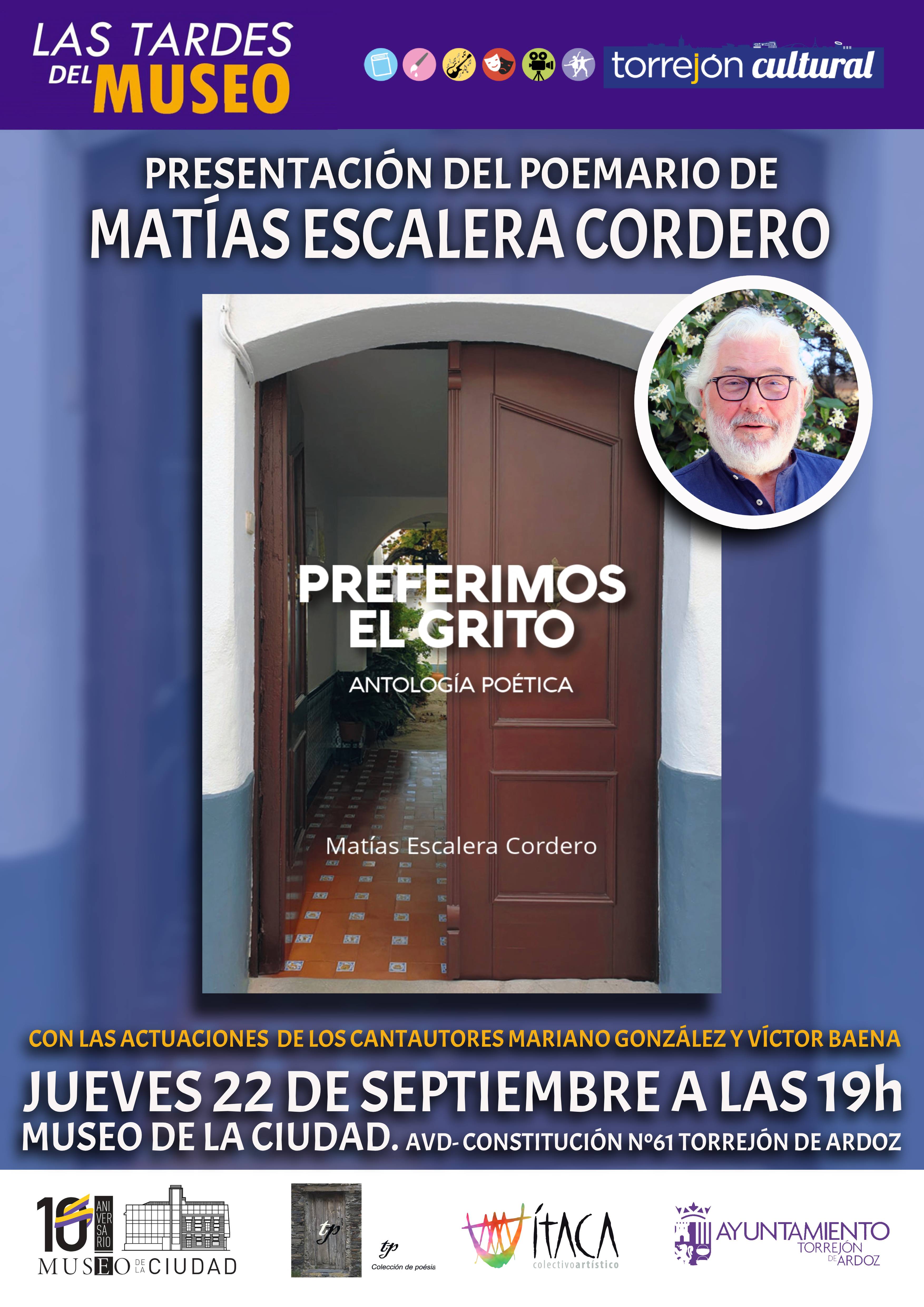 Presentación poemario "Preferimos el grito" de Matías Escalera Cordero
