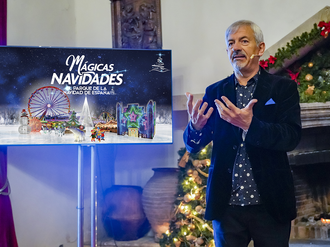 Carlos Sobera, embajador de Mágicas  Navidades, el Parque de la Navidad de España que abre sus puertas este viernes