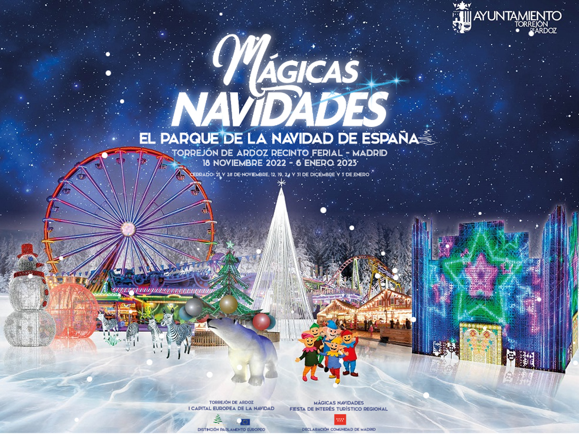 Los torrejoneros ya pueden obtener su invitación gratuita de esta semana para Mágicas Navidades, el Parque de la Navidad de España