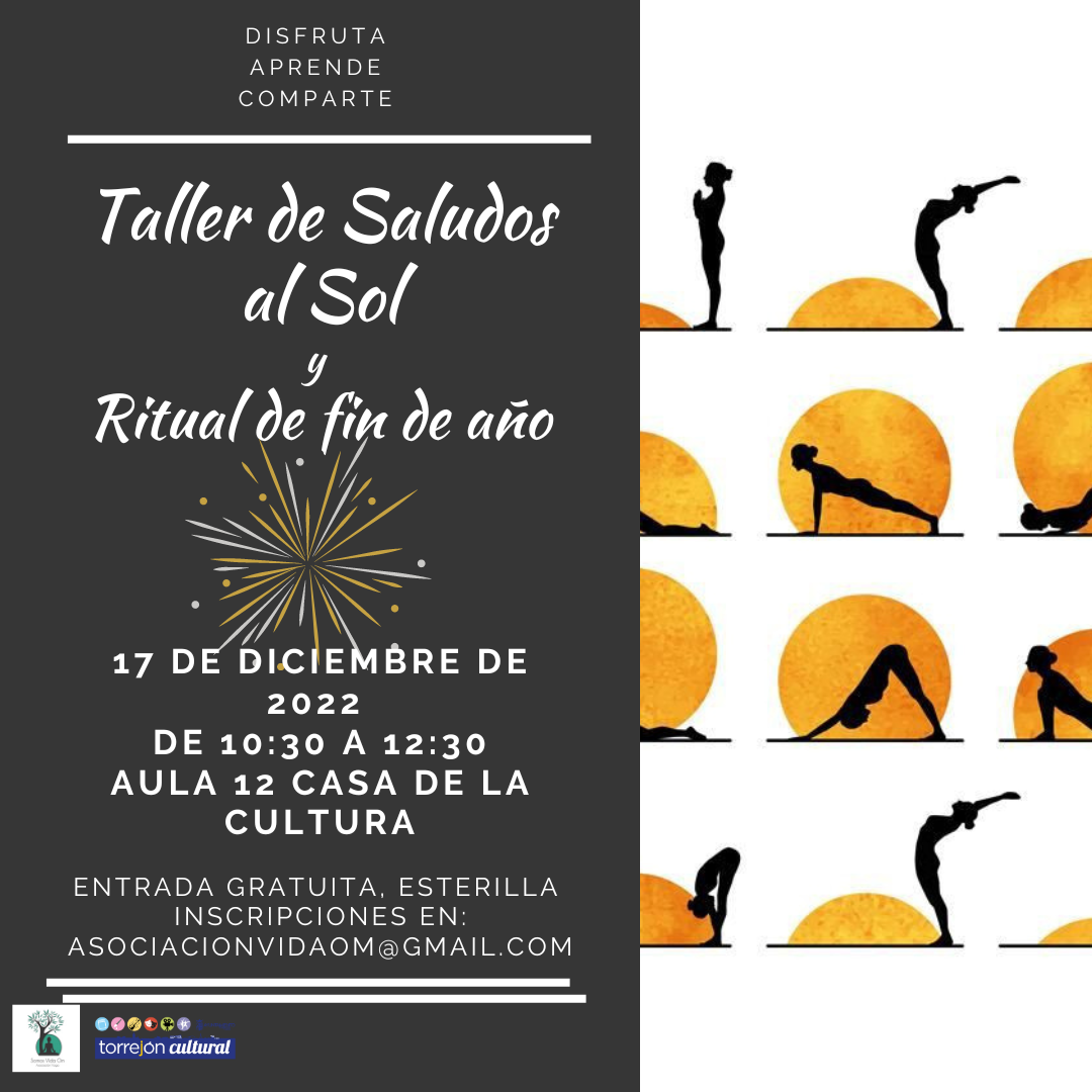 Taller de saludos al sol y ritual de fin de año