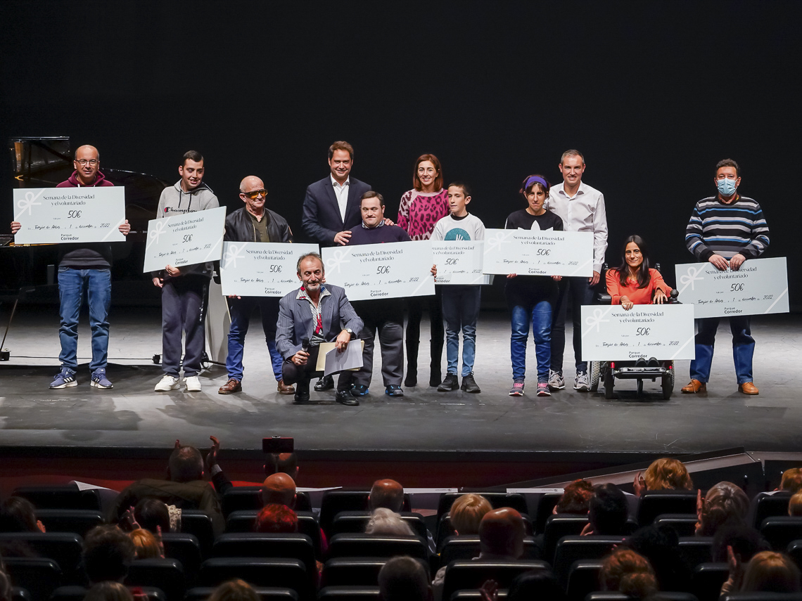 El Teatro Municipal José María Rodero acogió ayer la Gala de la Semana de la Discapacidad y del Voluntariado 
