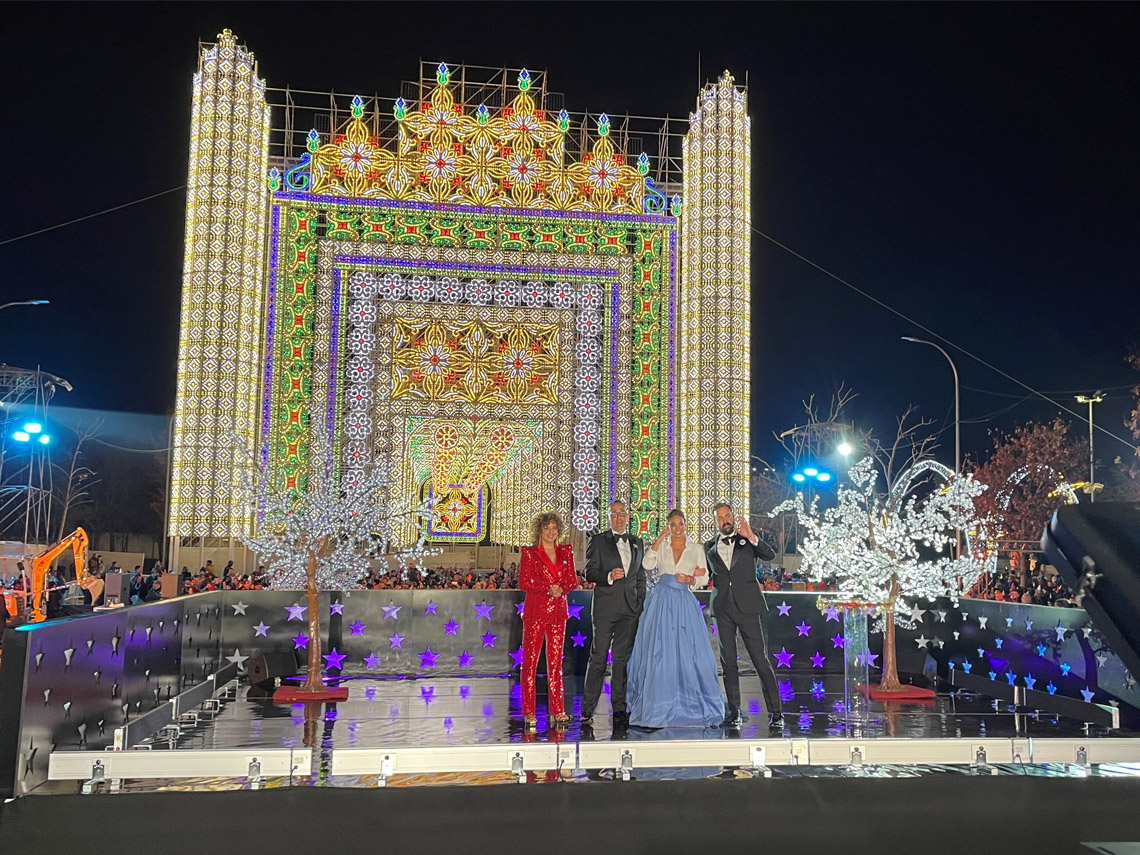 Gran éxito de las campanadas de fin de año celebradas en el Parque Mágicas Navidades retransmitidas en directo por Telecinco y Cuatro