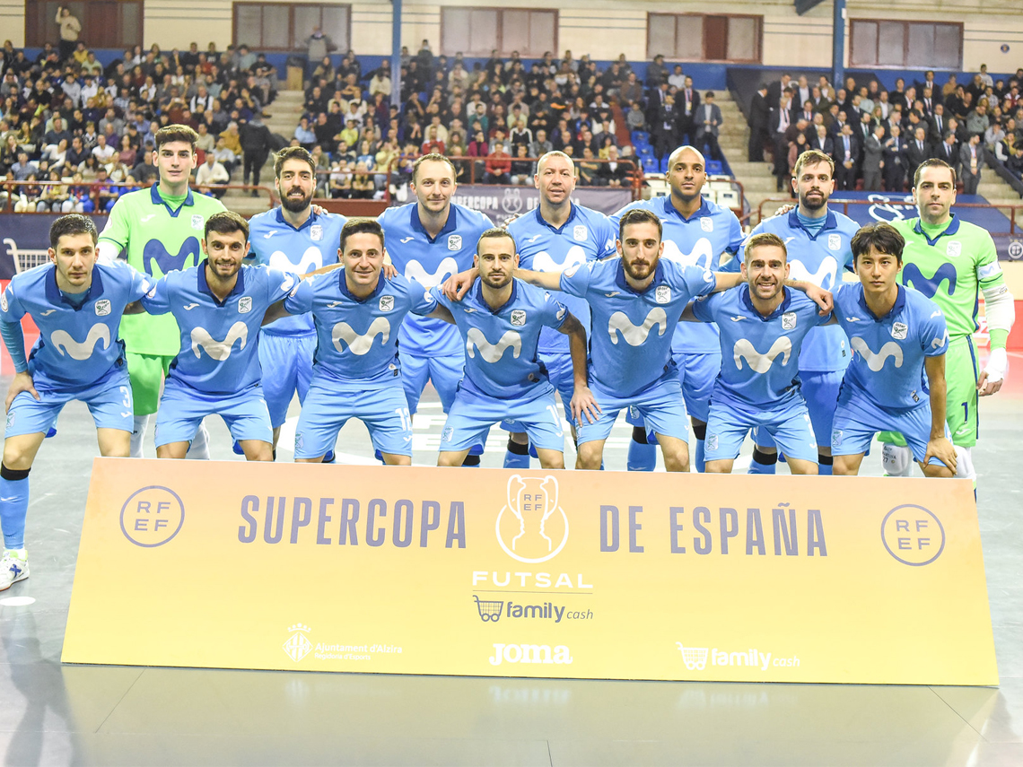 Movistar Inter, subcampeón de la Supercopa de España de fútbol sala