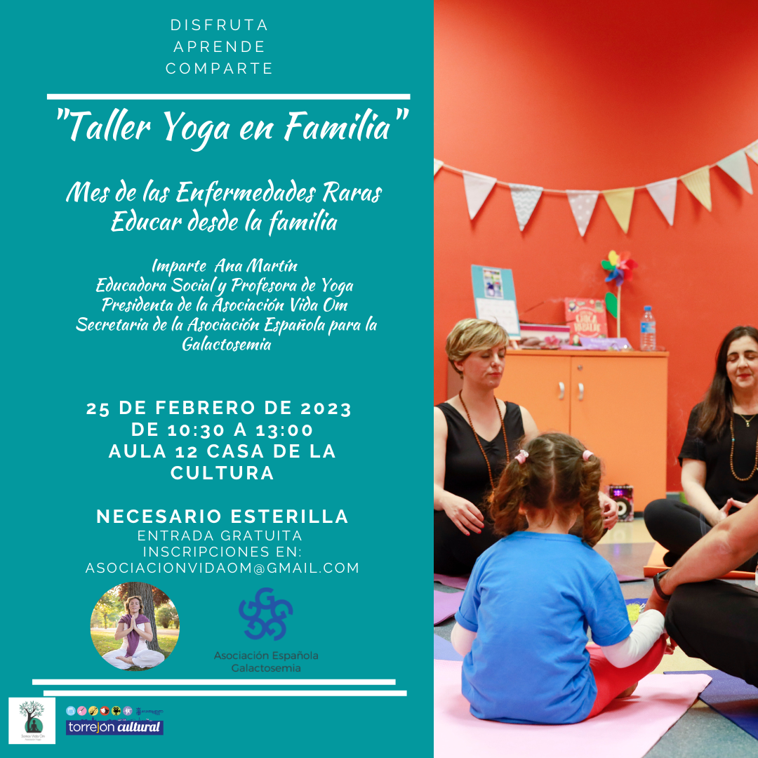 Taller de yoga en familia